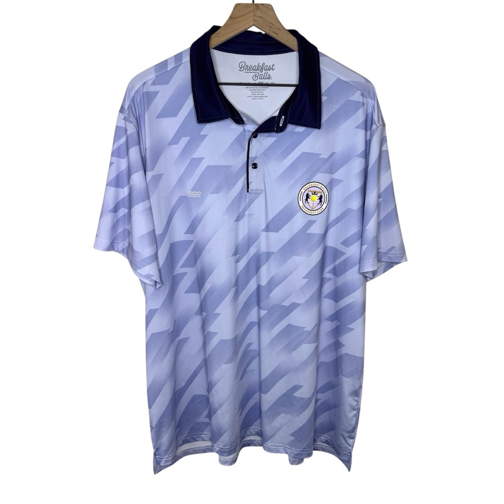 RSVLTS Breakfast Balls Lightweight Golf Polo Size 2XL
